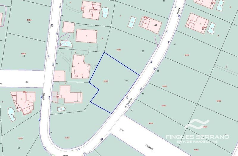 Parcela en venta Calafell, Tarragona. Ref: 1632. Finques Serrano