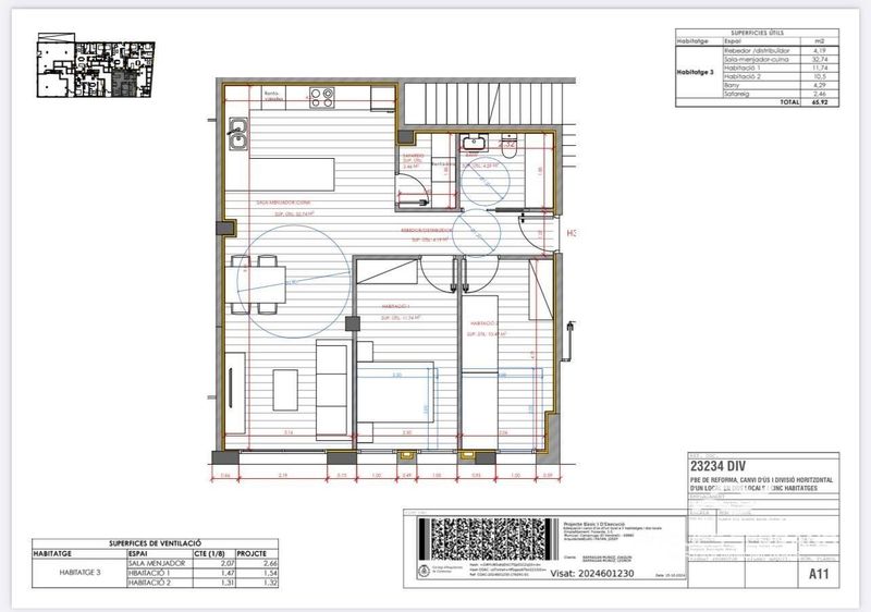 Piso en venta El Vendrell, Tarragona. Ref: 2523. Finques Serrano