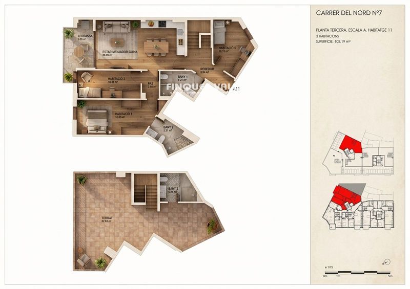Dúplex en venta Torredembarra, Tarragona. Ref: 1313. Finques Valls