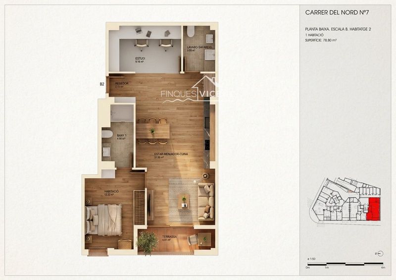 Appartement en vente Torredembarra, Tarragona. Ref: 2357. Finques Vicenç