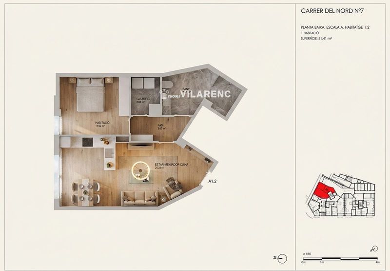 Piso en venta Torredembarra, Tarragona. Ref: 1983. Finques Vilarenc