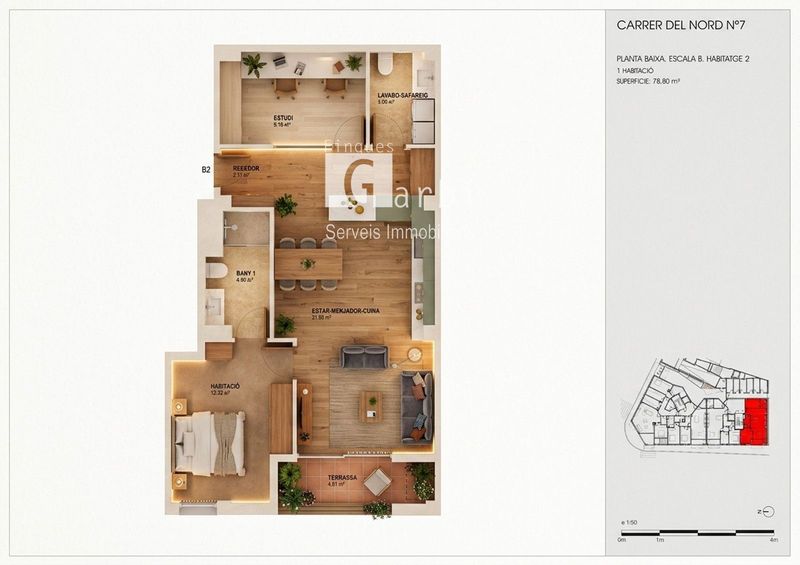 Piso en venta Torredembarra, Tarragona. Ref: 1699. Finques Garbi