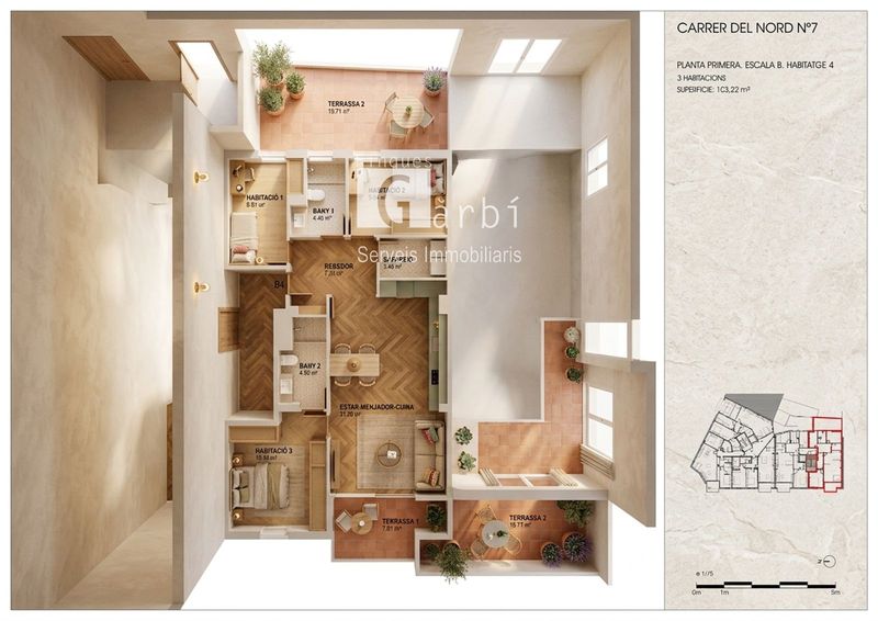 Piso en venta Torredembarra, Tarragona. Ref: 1789. Finques Garbi