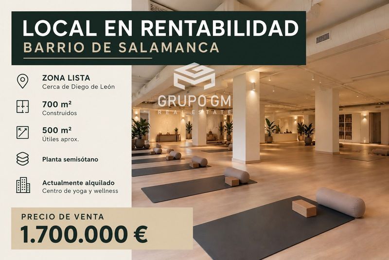 Local Comercial en venta Madrid. Ref: 1391. Grupo GM Real Estate