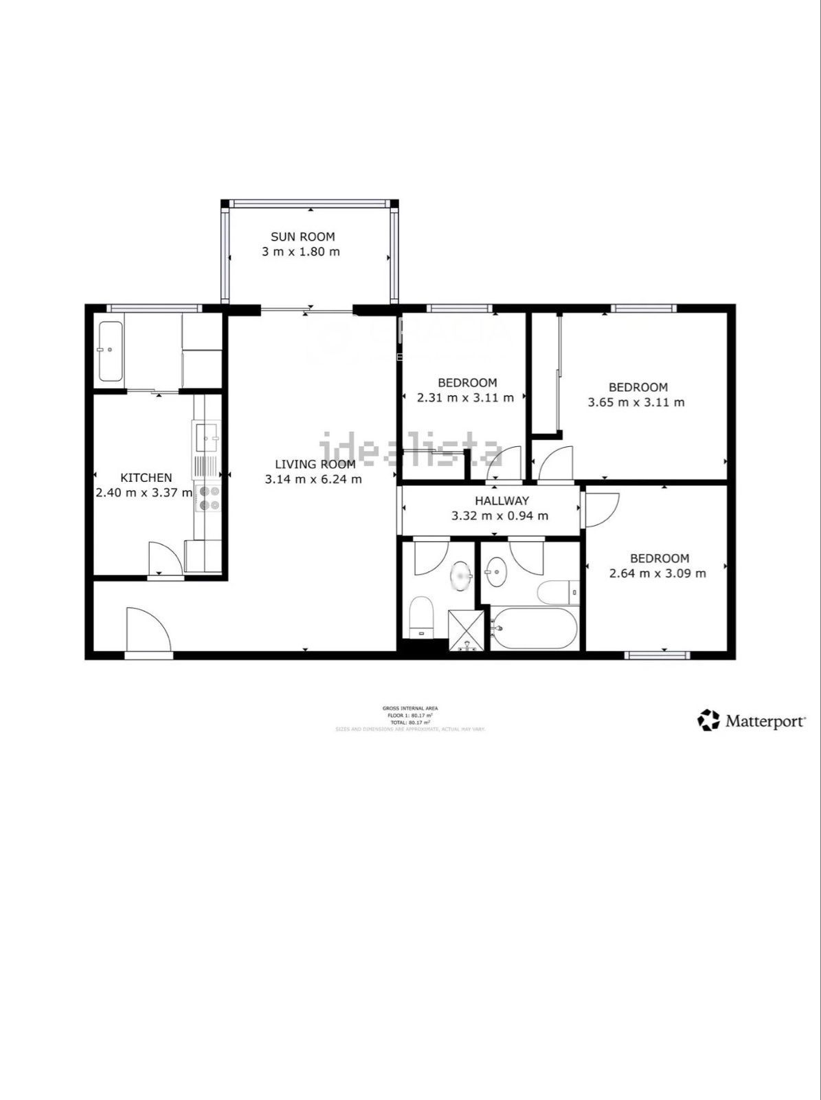 Apartamento tres dormitorios, dos baños con plaza de garaje en San Eugenio bajo - Foto 30