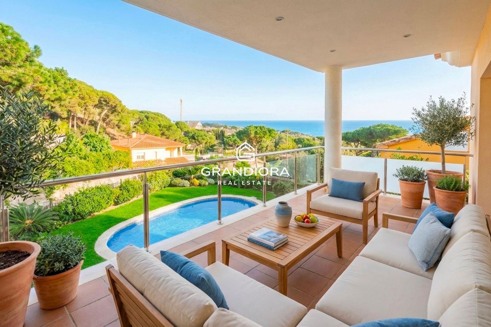 Villa exclusiva con piscina y vistas al mar en Premià de Dalt