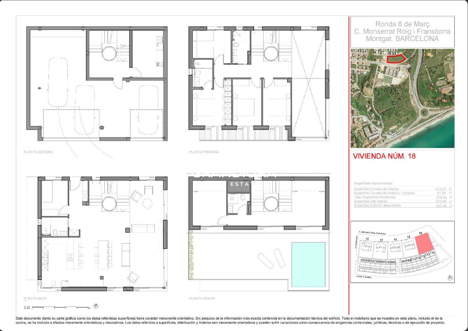 Villa de obra nueva con vistas al mar y piscina privada en una de las zonas más exclusivas de Montgat - Imagen 22