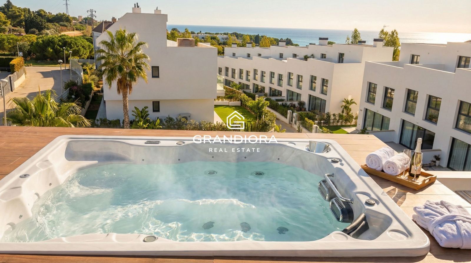 Villa de obra nueva con vistas al mar y piscina privada en una de las zonas más exclusivas de Montgat - Imagen 2