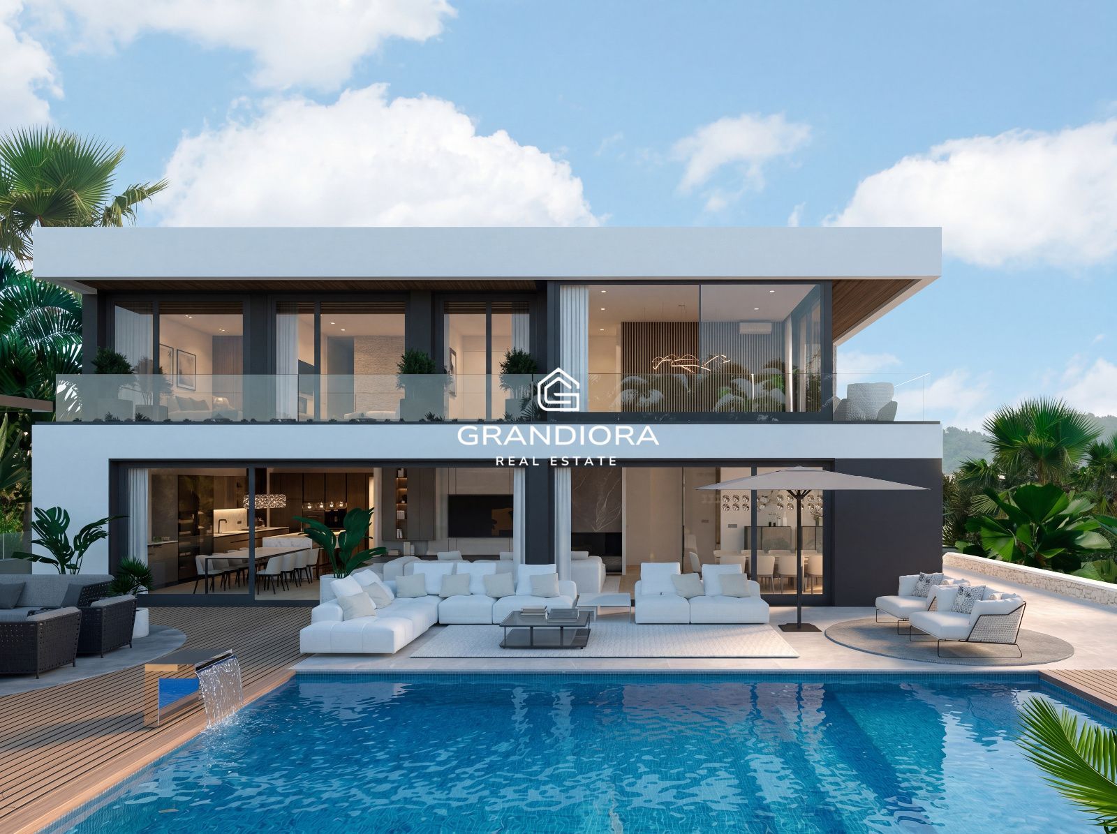 Espectacular villa de obra nueva con vistas al mar y pista de tenis en Sant Andreu de Llavaneres - Imagen 4
