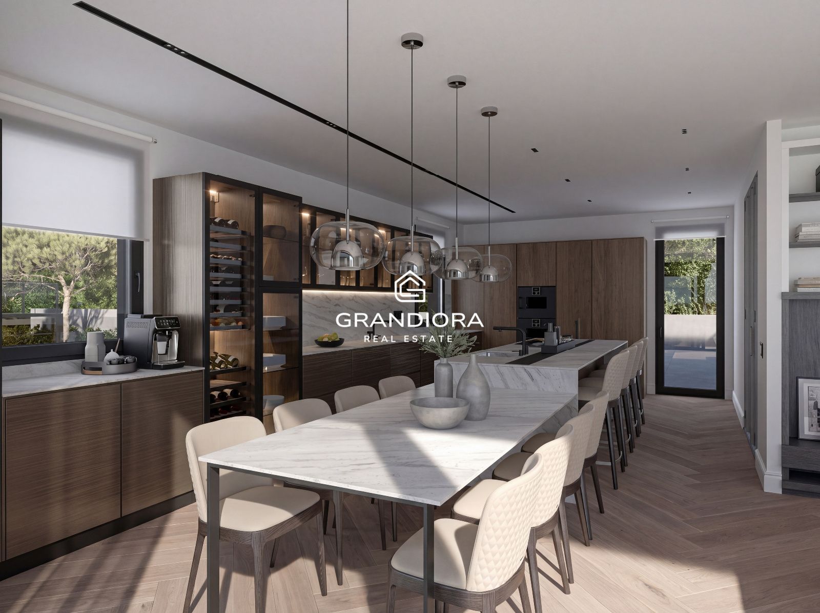 Espectacular villa de obra nueva con vistas al mar y pista de tenis en Sant Andreu de Llavaneres - Imagen 12