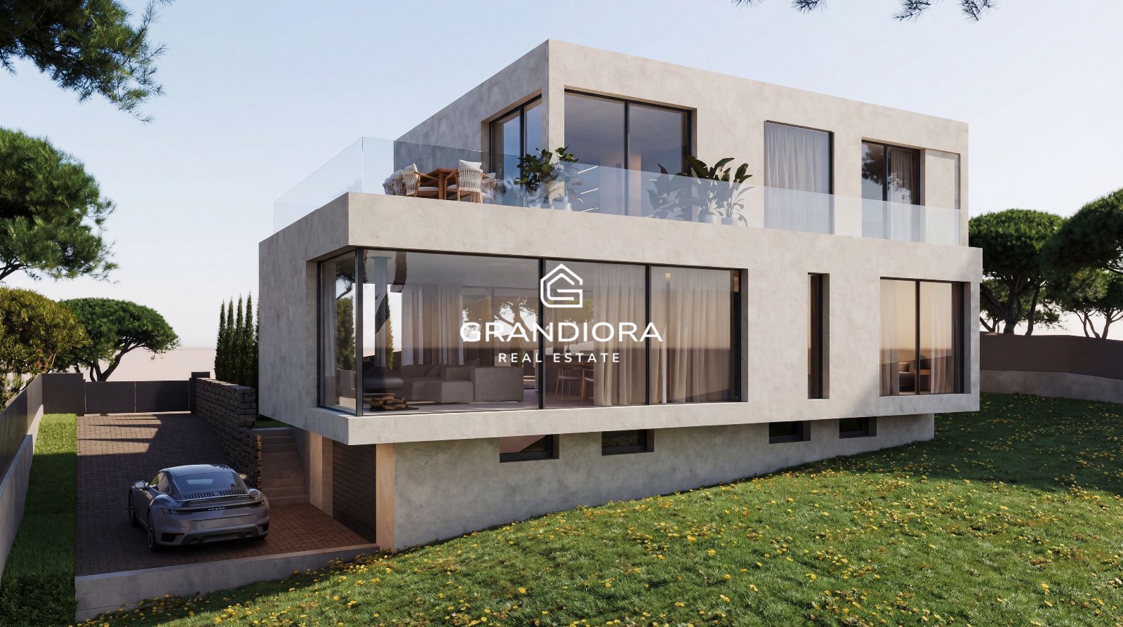 Villa de obra nueva con vistas al mar, en Sant Andreu de Llavaneres - Imagen 2