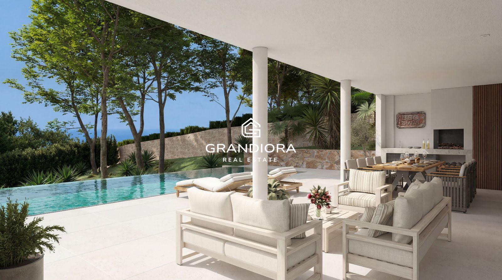 Villa de obra nueva con piscina infinity en El Mirador, Llavaneres - Imagen 2