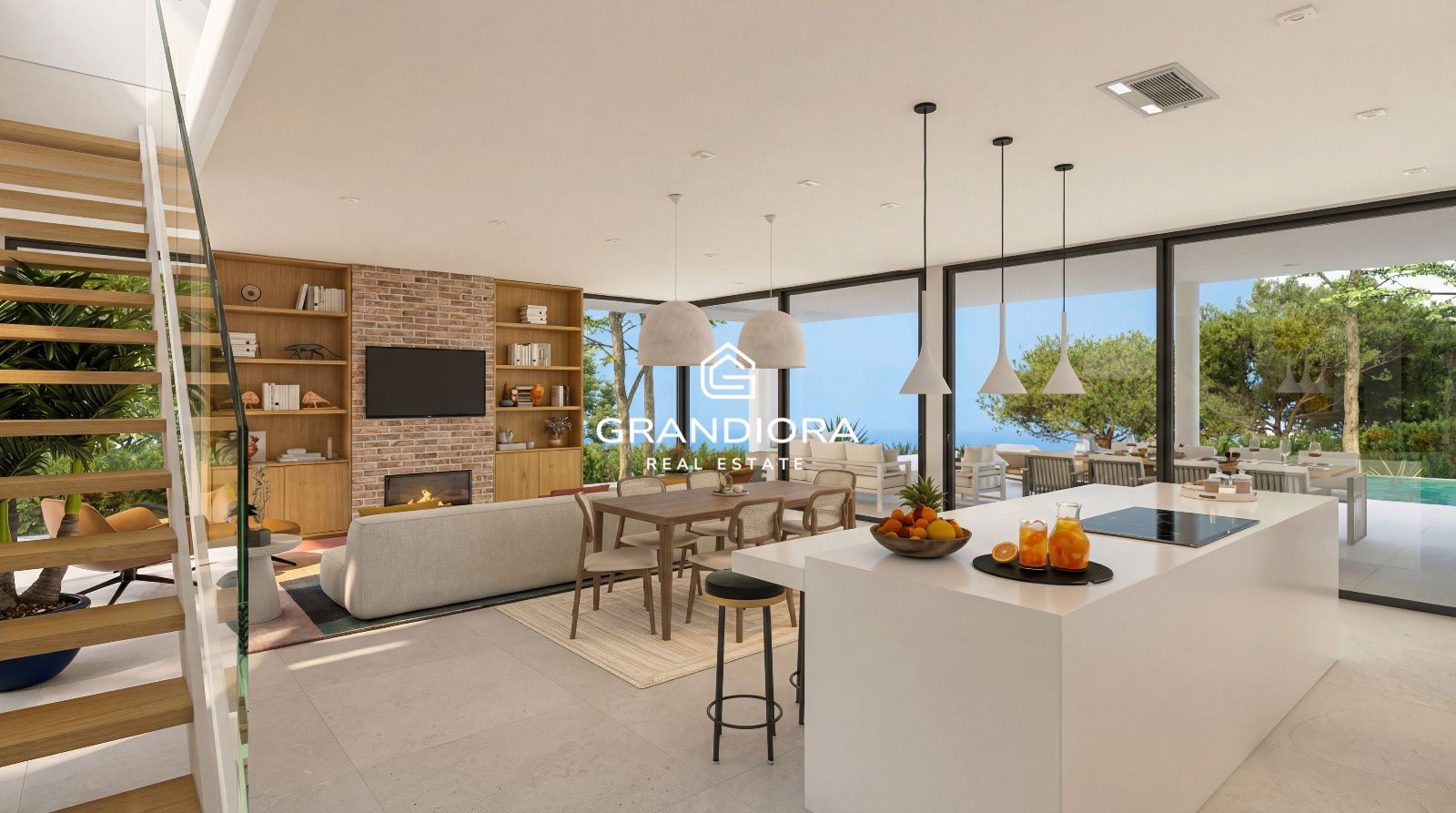 Villa de obra nueva con piscina infinity en El Mirador, Llavaneres - Imagen 3
