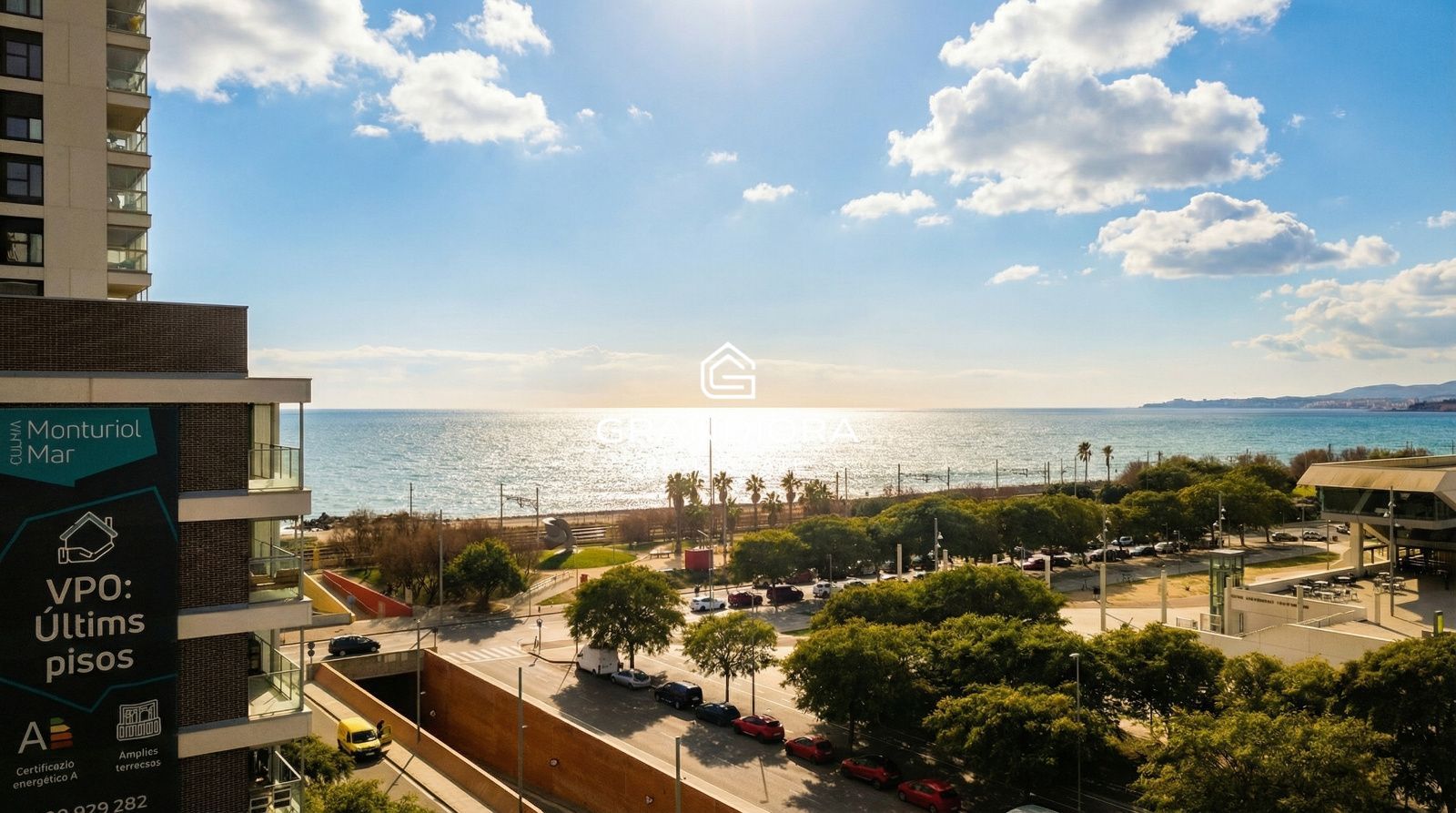 Áticos de obra nueva en Mataró con vistas panorámicas al mar