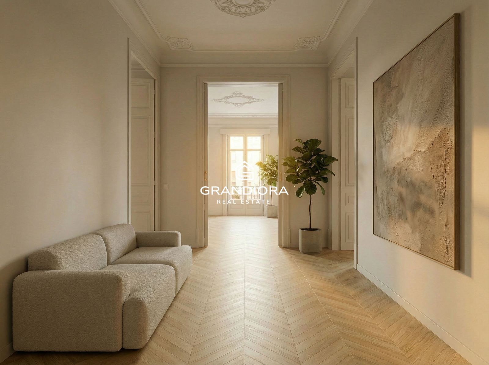 Exclusiva vivienda con carácter clásico en la Diagonal - Imagen 2
