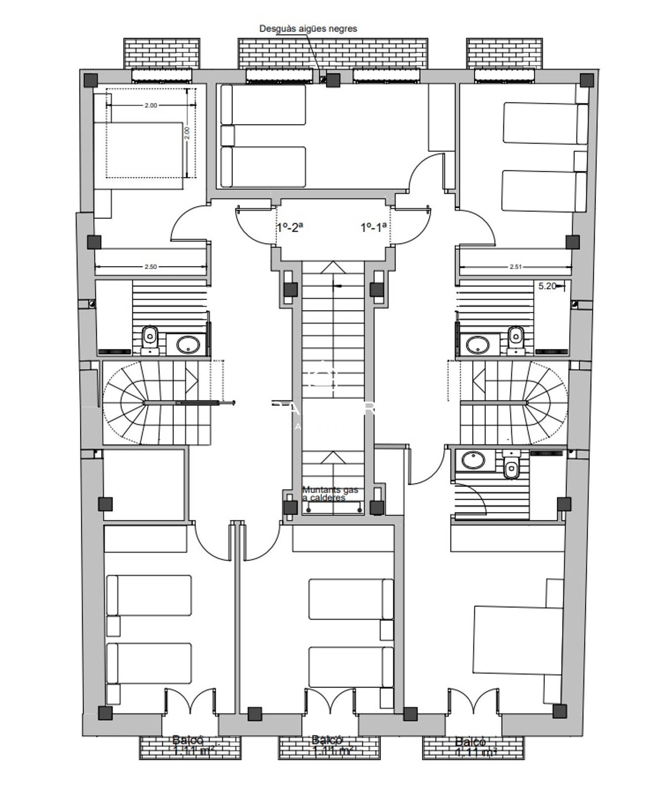 Duplex penthouse with private pool in the centre of Arenys de Munt — 47