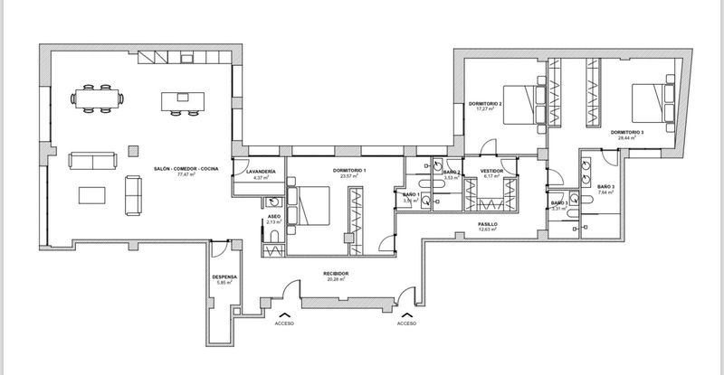 Flat for sale Madrid. Ref: 1385. The Selection Homes