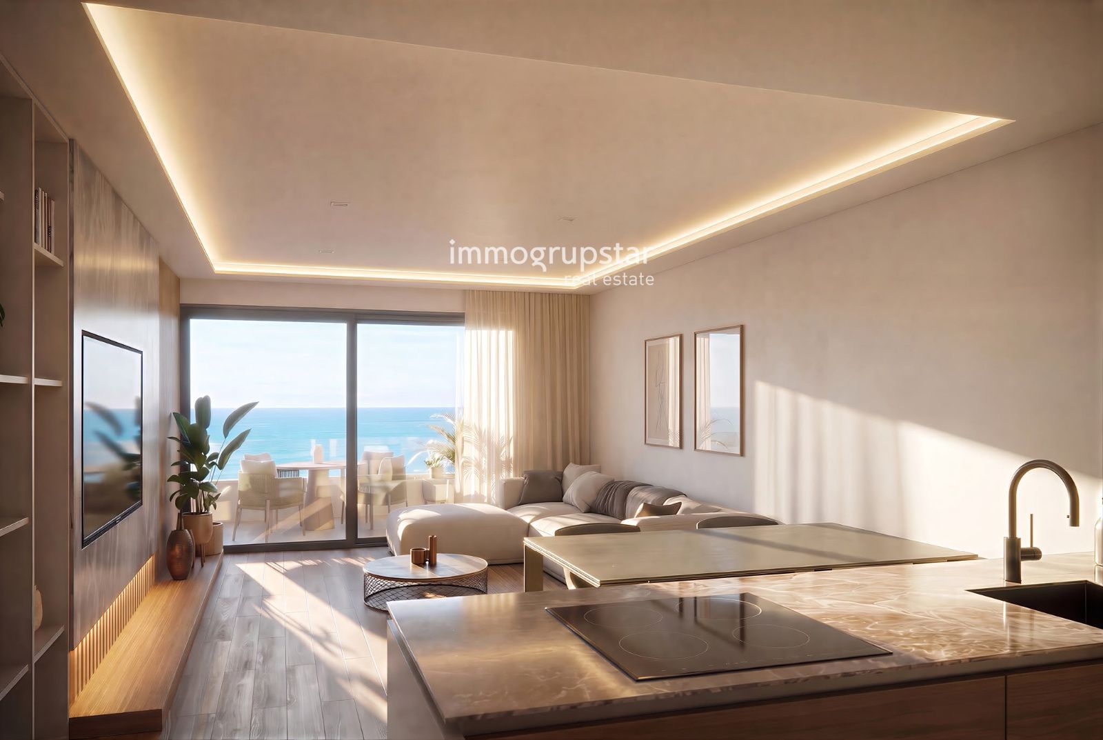 Penthouse face à la mer, construction neuve à Blanes - Foto 4