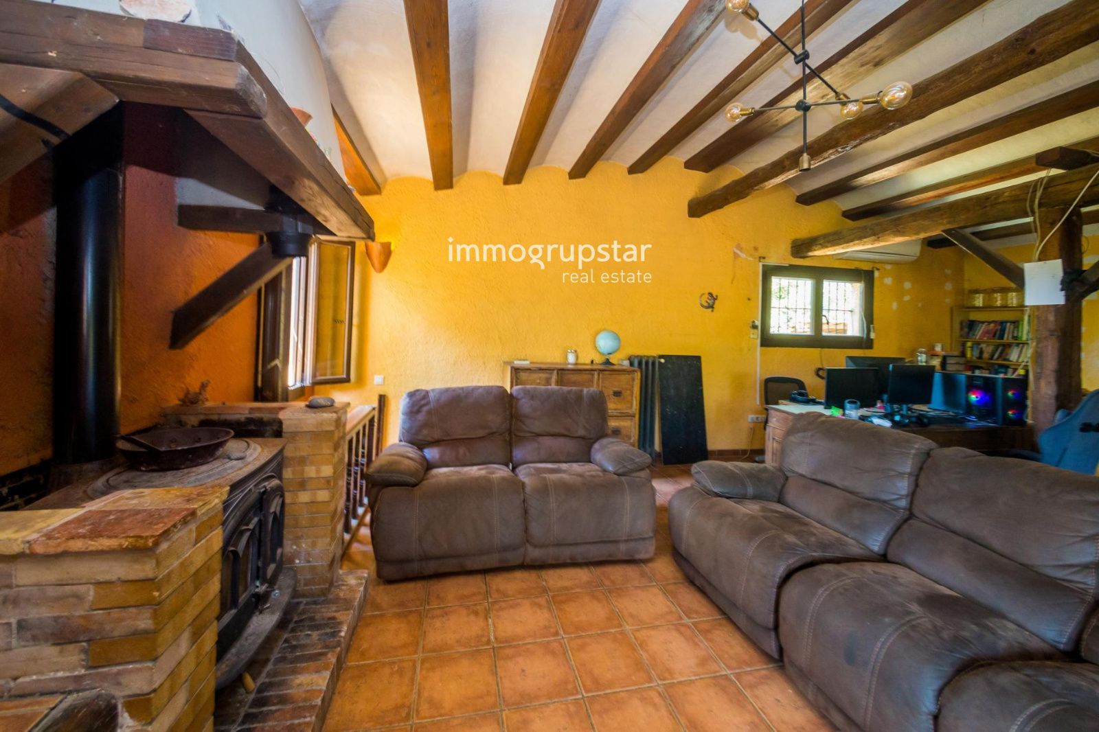 Casa rural con piscina y vistas panorámicas en Les Gavarres - Foto 12
