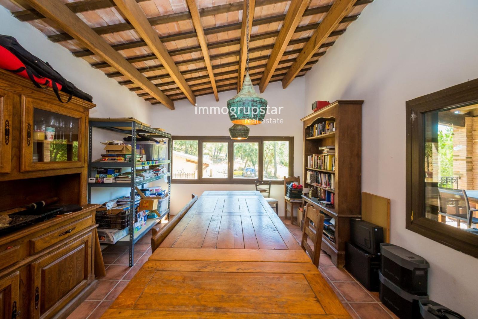 Casa rural con piscina y vistas panorámicas en Les Gavarres - Foto 15