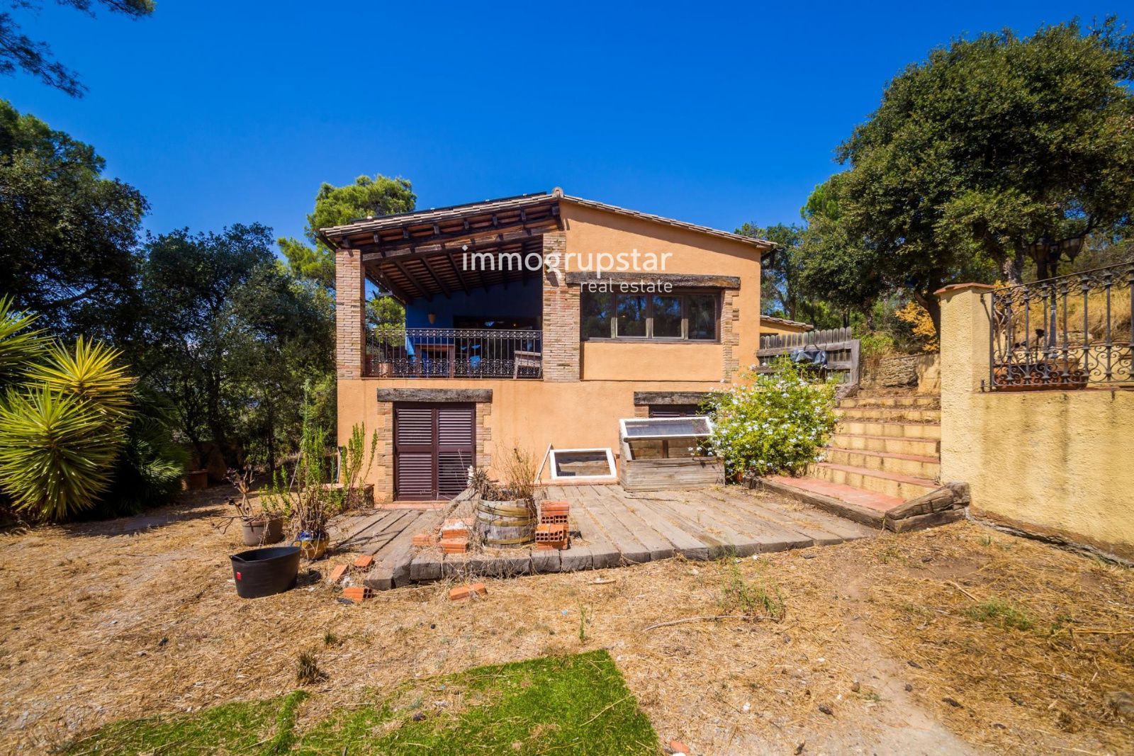 Casa rural con piscina y vistas panorámicas en Les Gavarres - Foto 9