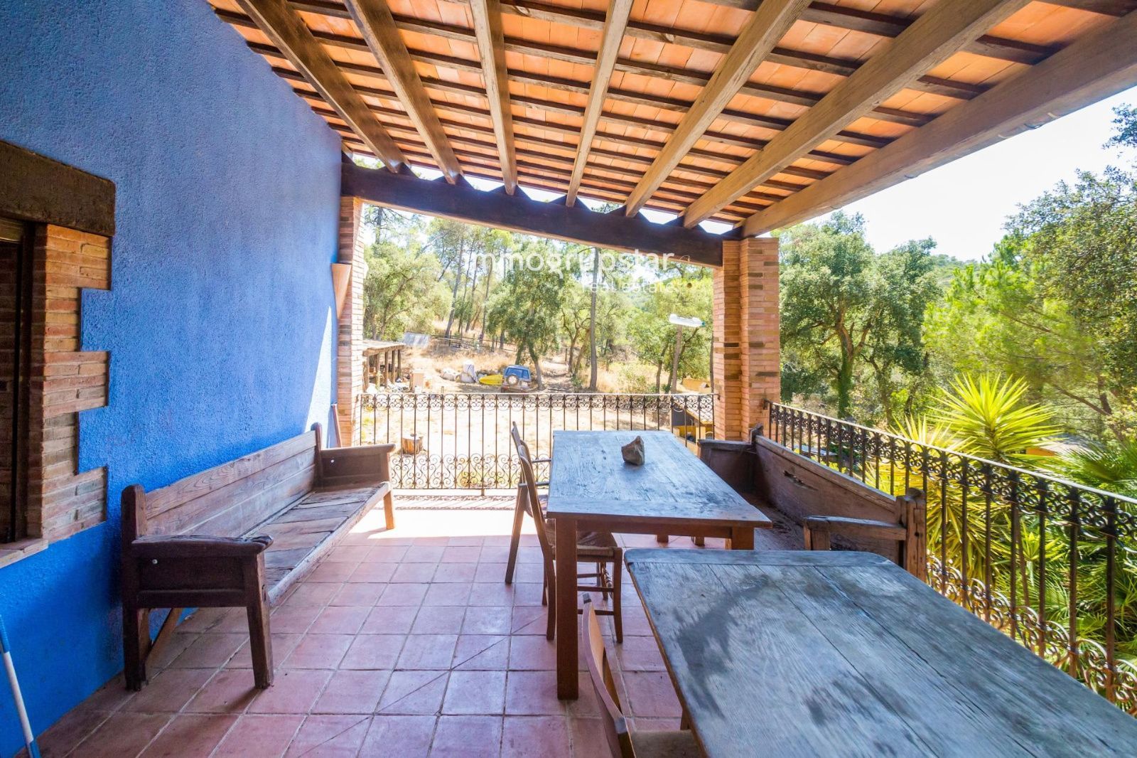 Casa rural con piscina y vistas panorámicas en Les Gavarres - Foto 17