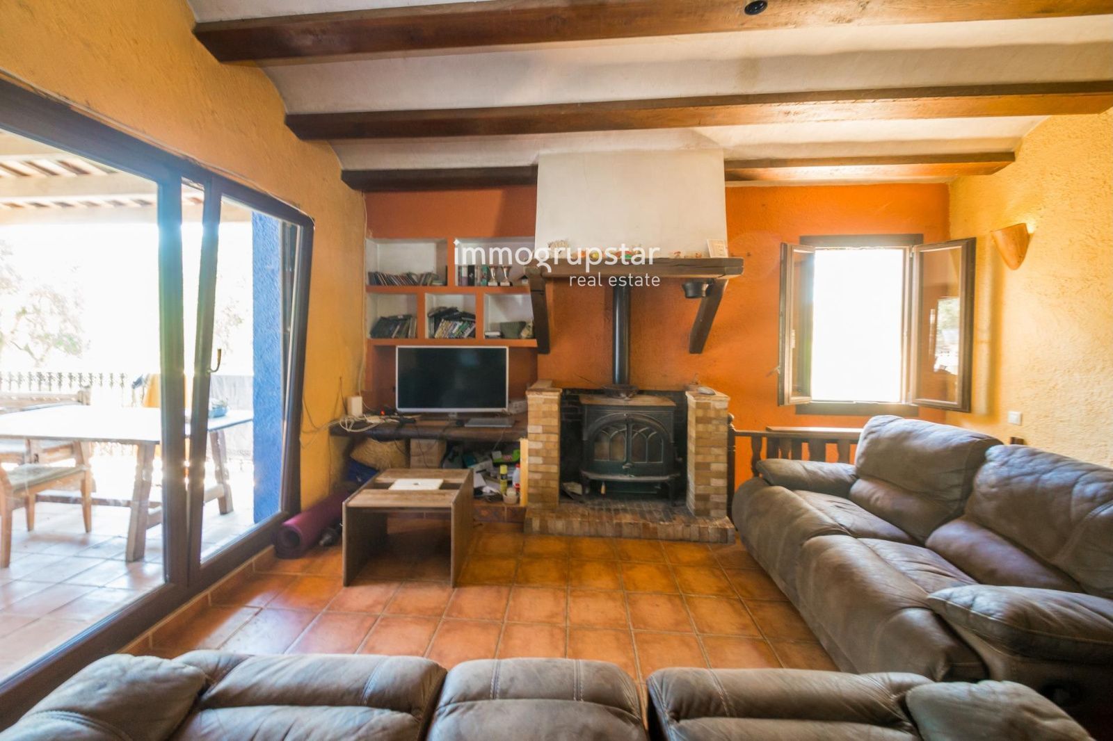 Casa rural con piscina y vistas panorámicas en Les Gavarres - Foto 11