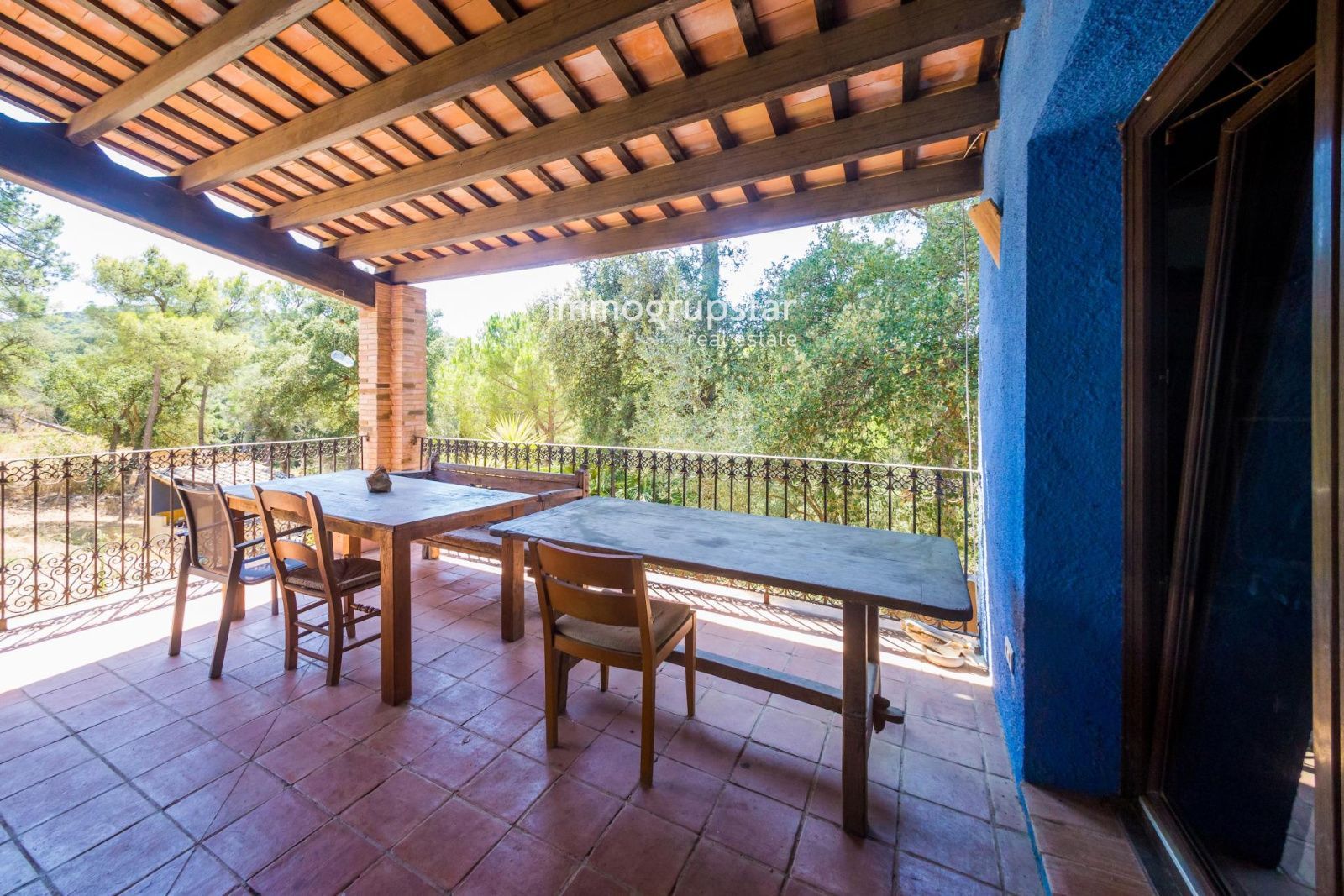Casa rural con piscina y vistas panorámicas en Les Gavarres - Foto 16