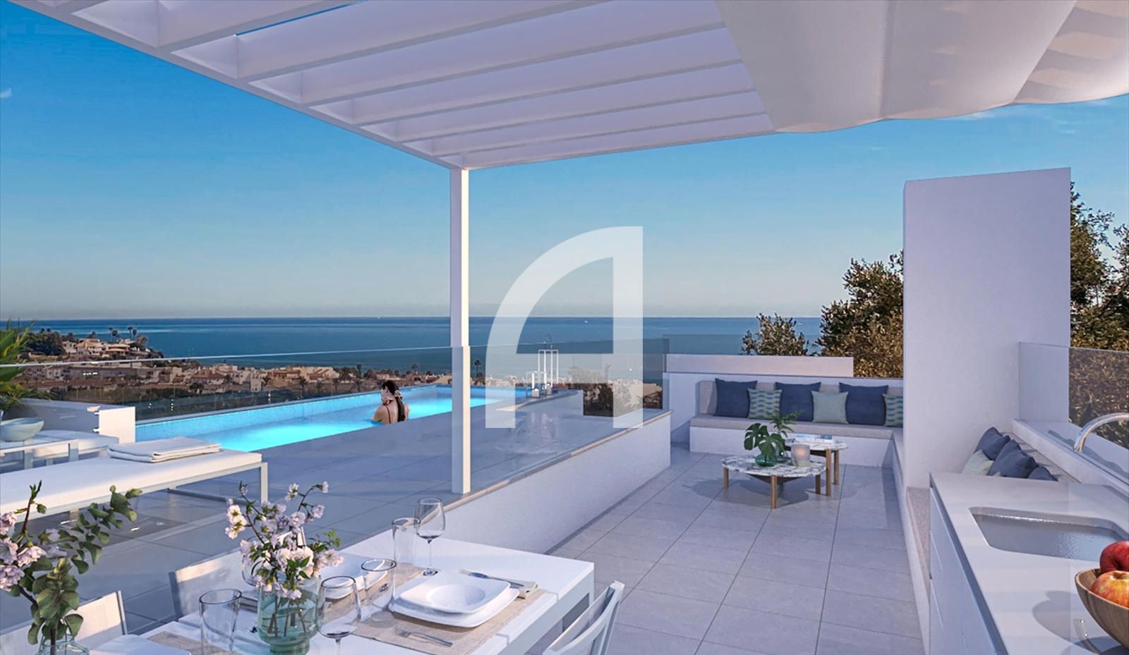 Appartement en vente Mijas Costa, Málaga. Ref: 17108. GuinotPrunera