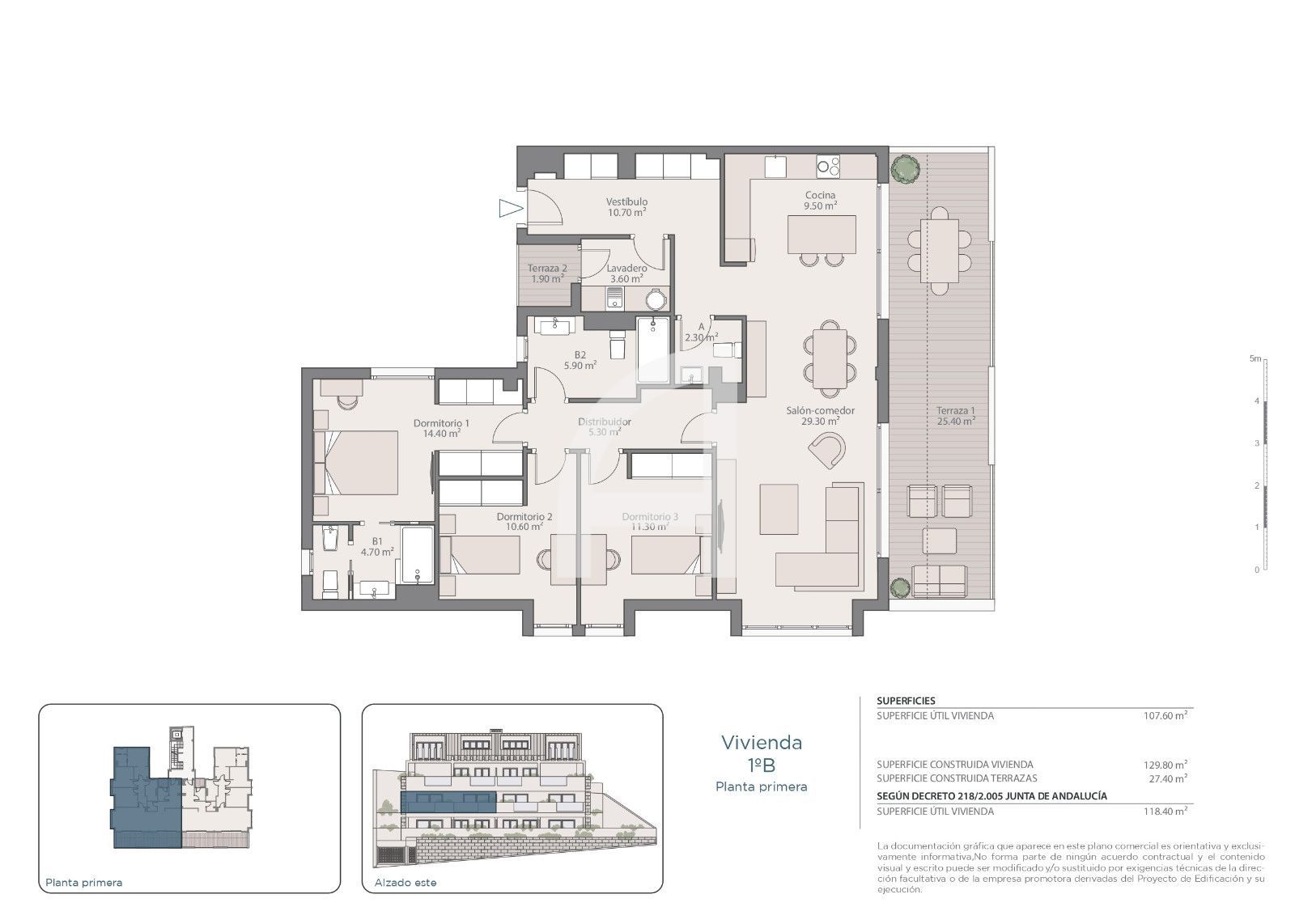 APARTAMENTO EN URBANIZACIÓN EXCLUSIVA EN TORREQUEBRADA - Foto 7