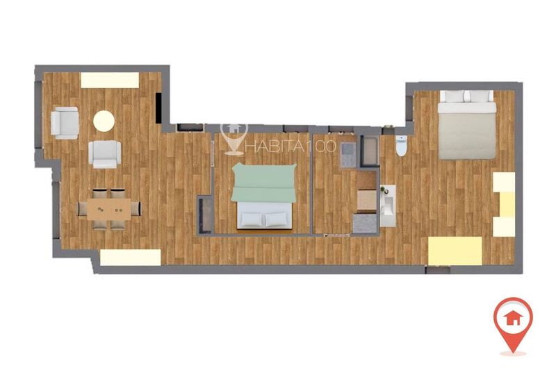 Piso en venta Cuenca. Ref: 1661. Habita100