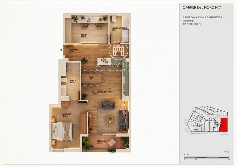 Piso en venta Torredembarra, Tarragona. Ref: 2404. At Home Fincas