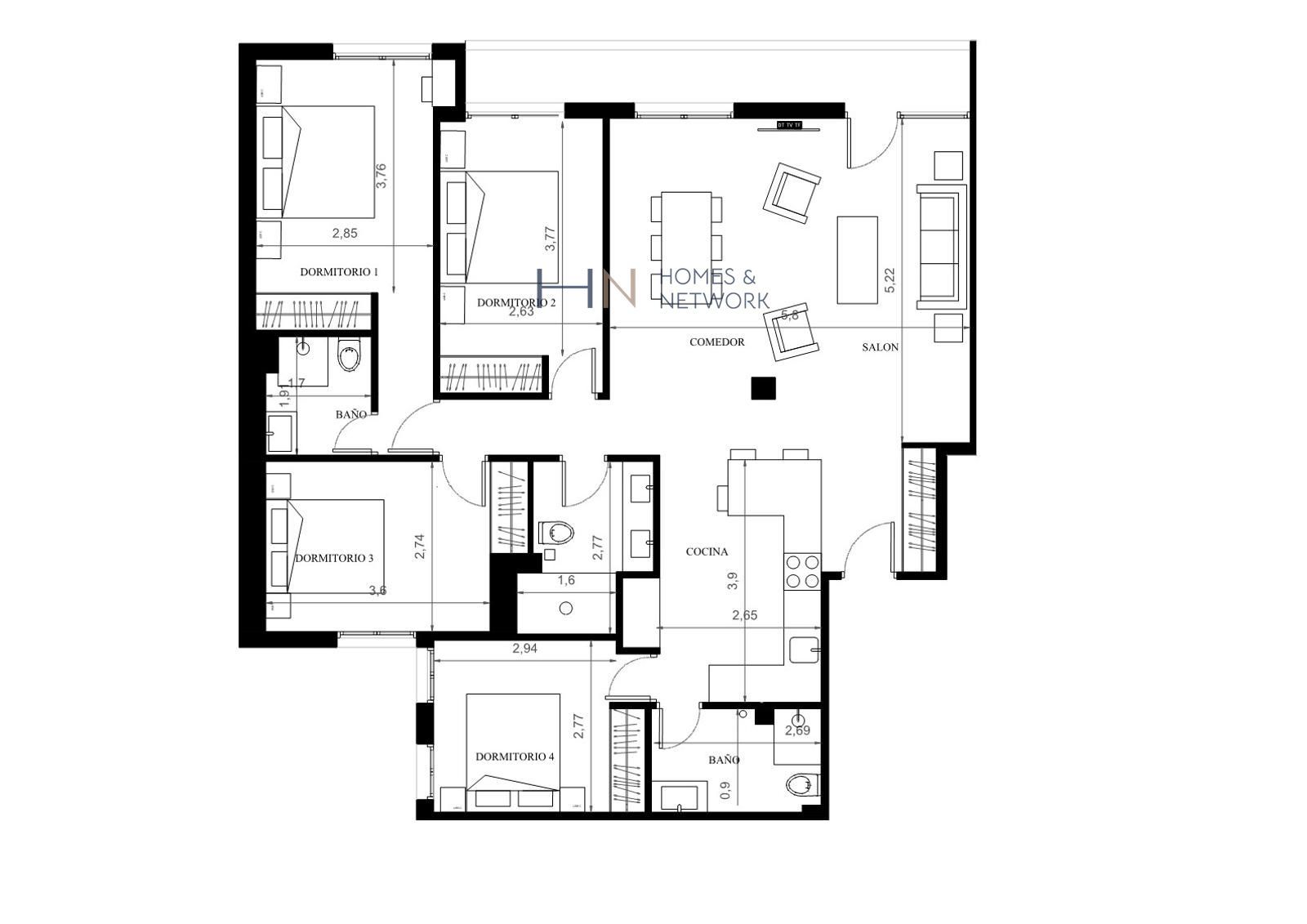 Piso en venta Madrid. Ref: 2502. Homes & Network