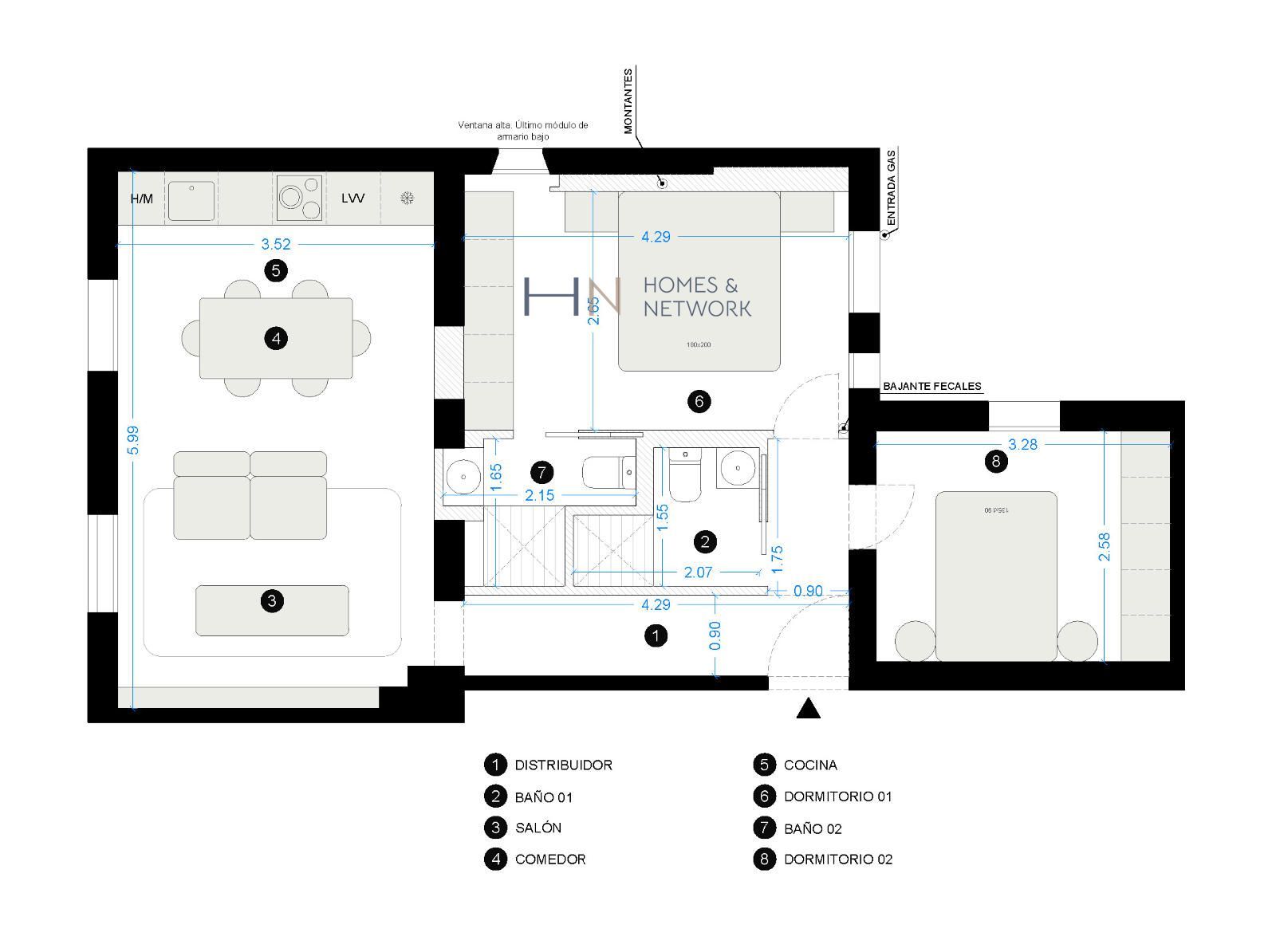 Piso en venta Madrid. Ref: 2517. Homes & Network