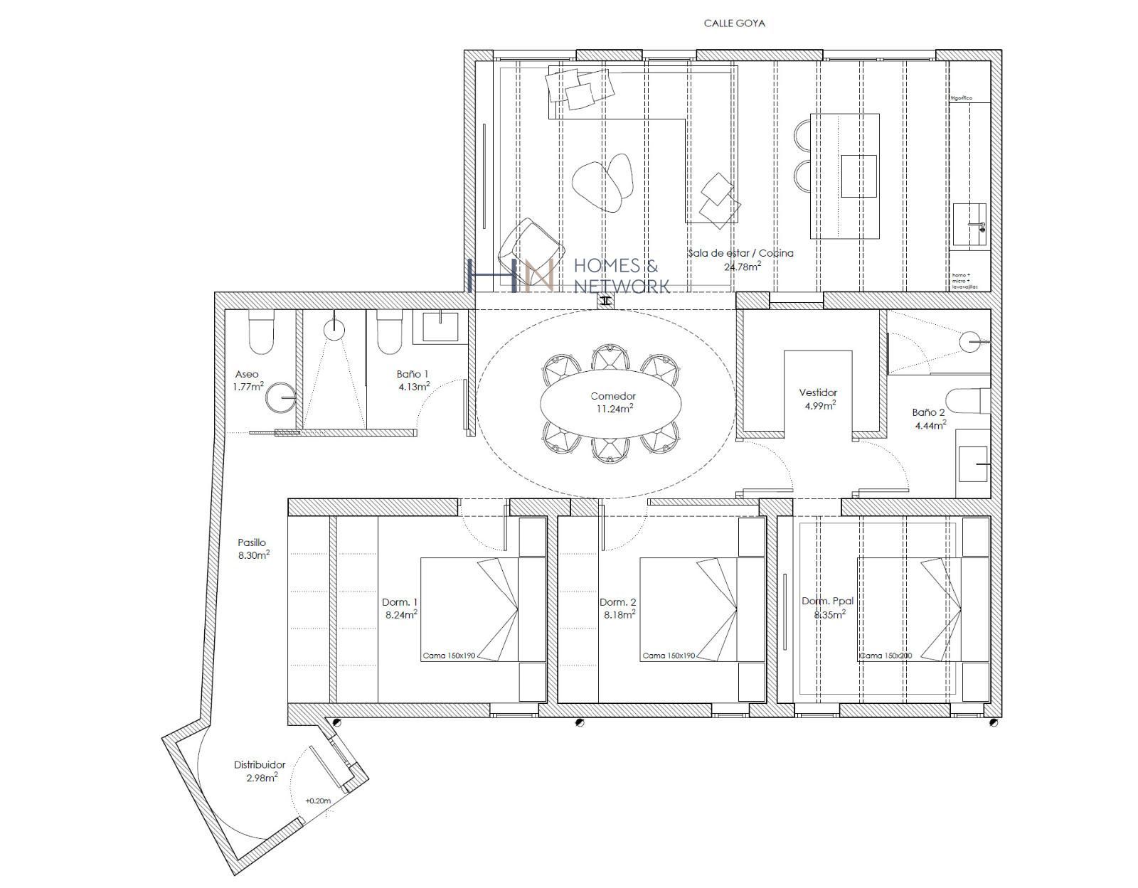 Piso en venta Madrid. Ref: 2519. Homes & Network