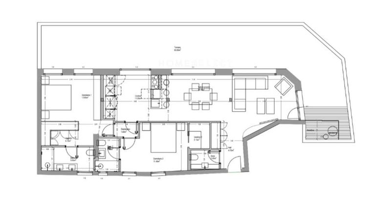 Penthouse for sale Madrid. Ref: 3605. Home Select