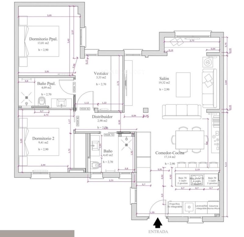 Piso en venta Madrid. Ref: 3640. Home Select