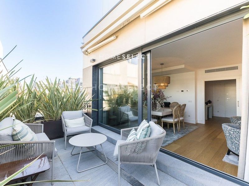 Penthouse for rent Madrid. Ref: 3672. Home Select