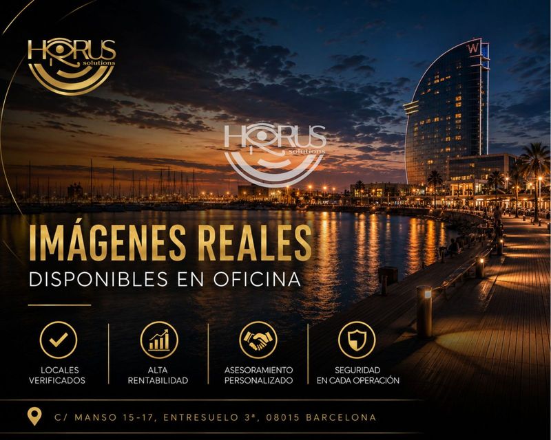 Local de Hostelería en traspaso Barcelona. Ref: 1353. Horus Solutions