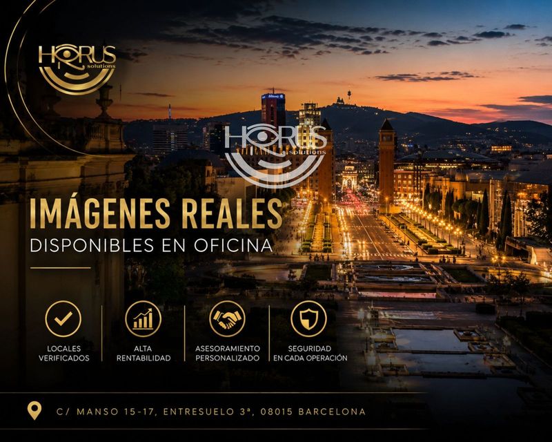 Local de Hostelería en traspaso Barcelona. Ref: 1372. Horus Solutions
