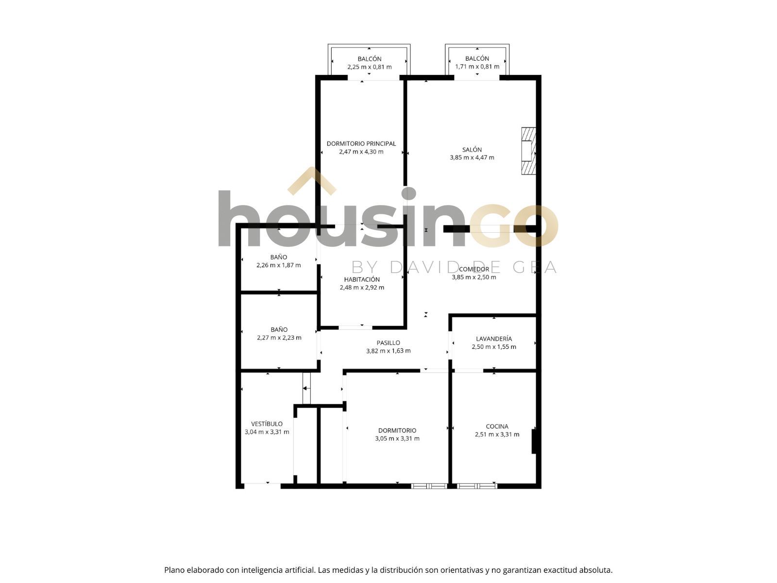 Plano - Piso en venta en Calle de Juan de Austria
