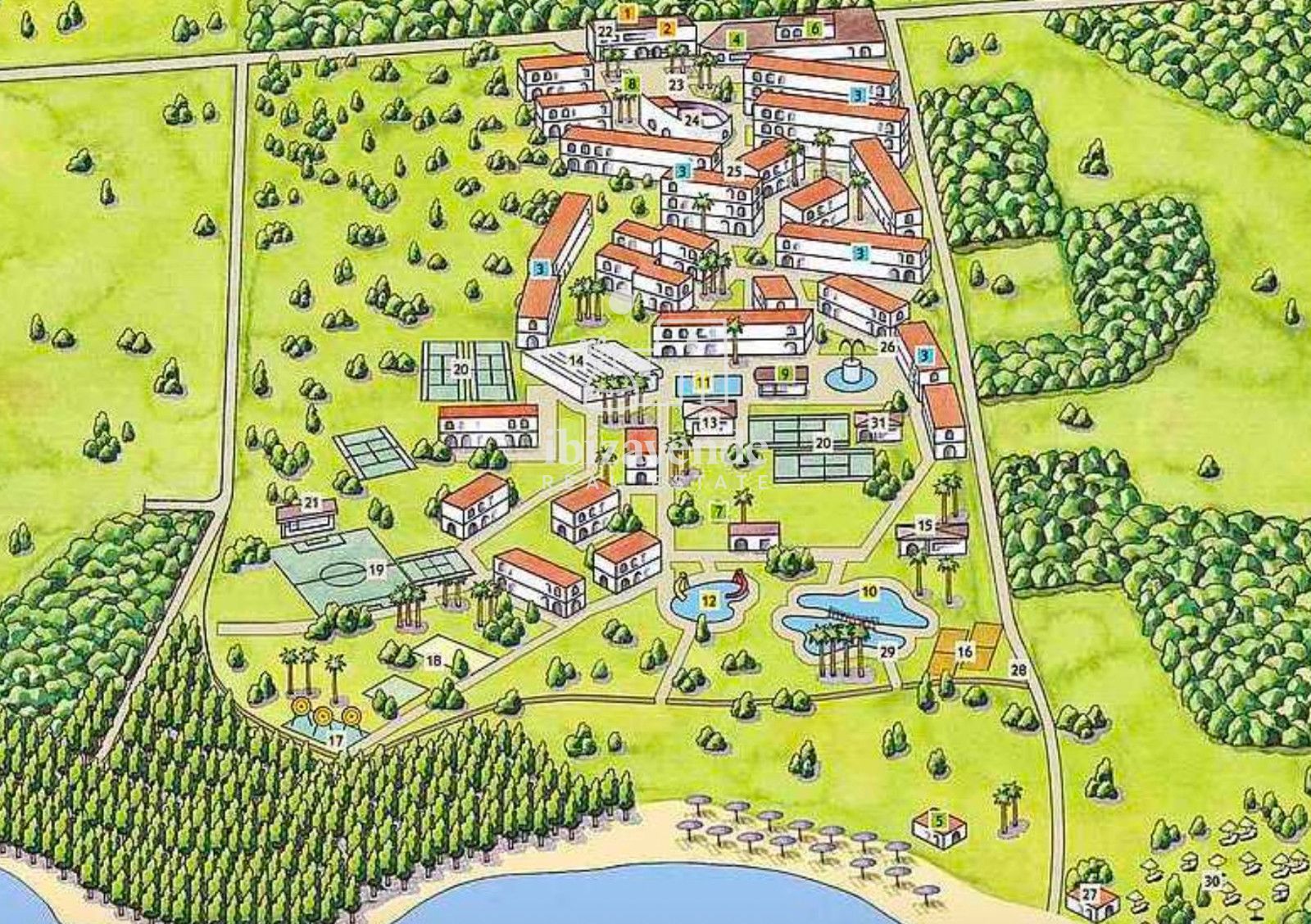 Enkelvoudig gebouw te koop Santa Eularia des Riu, Baleares. Ref: 4621. Ibizavende