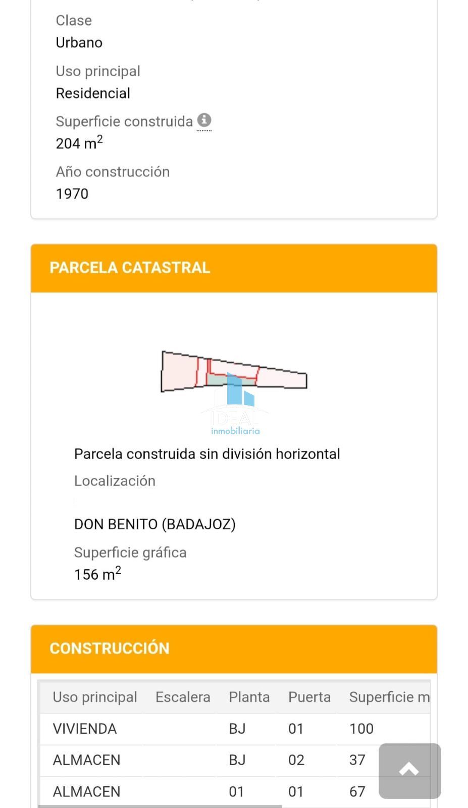 Casa en venta Don Benito, Badajoz. Ref: 3243. IDEAL inmobiliaria