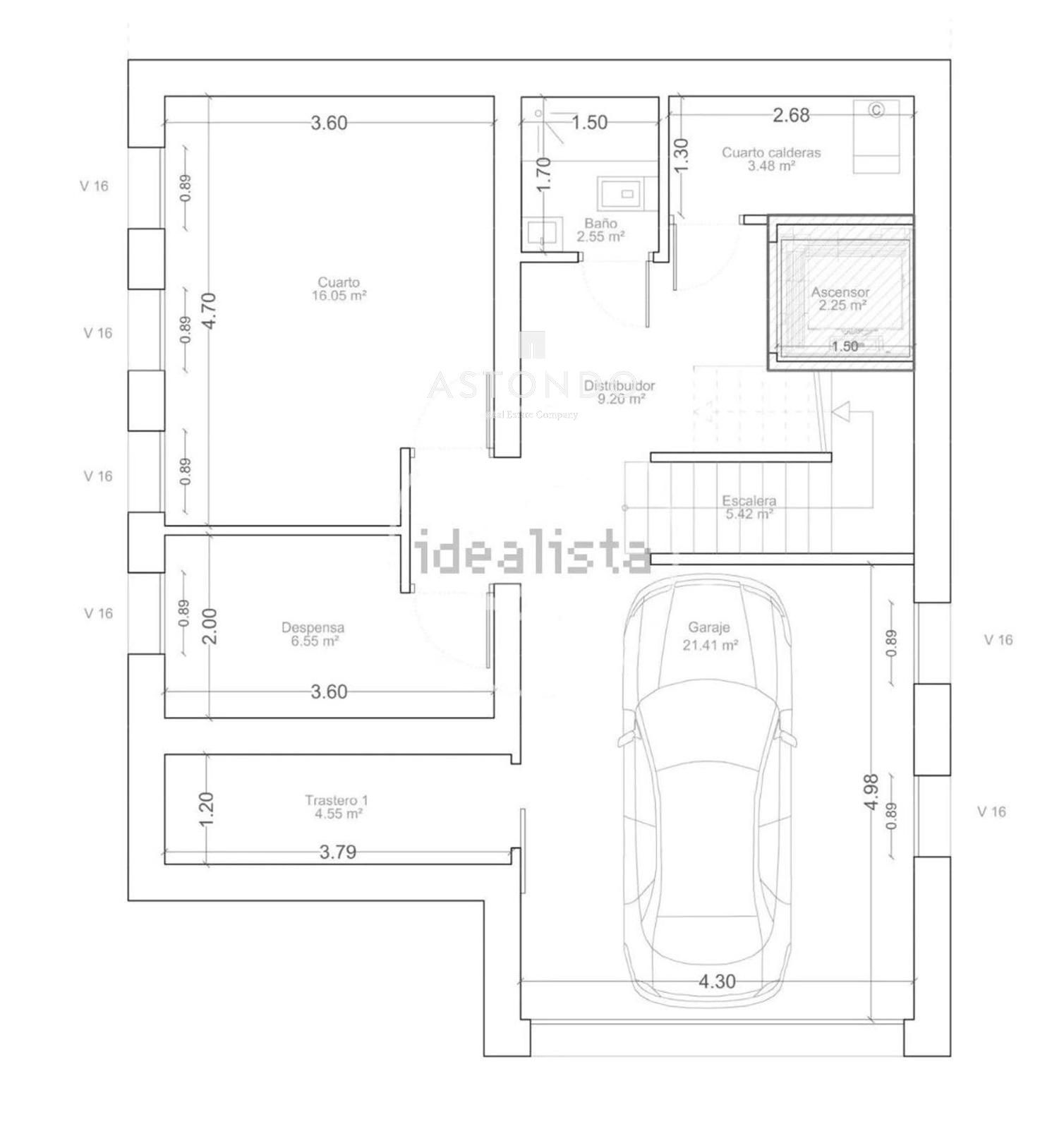 PLANO - En Arturo Soria, se vende chalet con 5 habitaciones y 7 baños. Con garaje