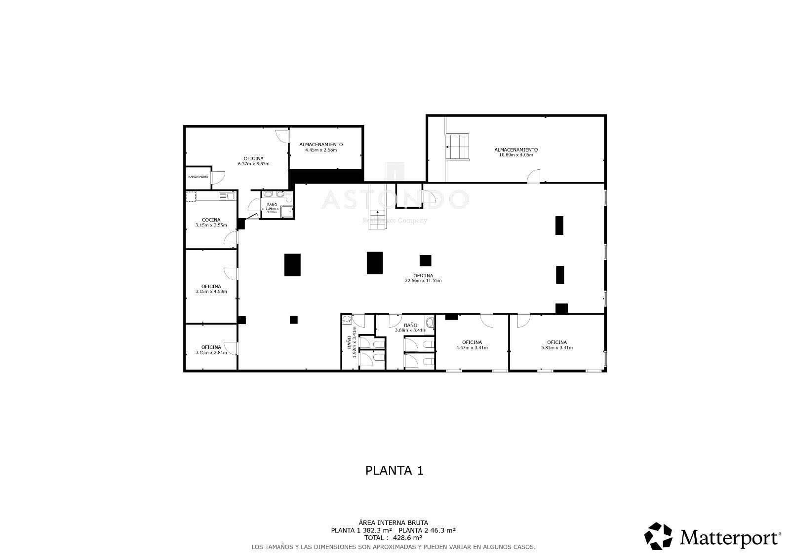 Commercial premises for rent, over 400 m2, with 3 bathrooms, offices, kitchen - Foto 32