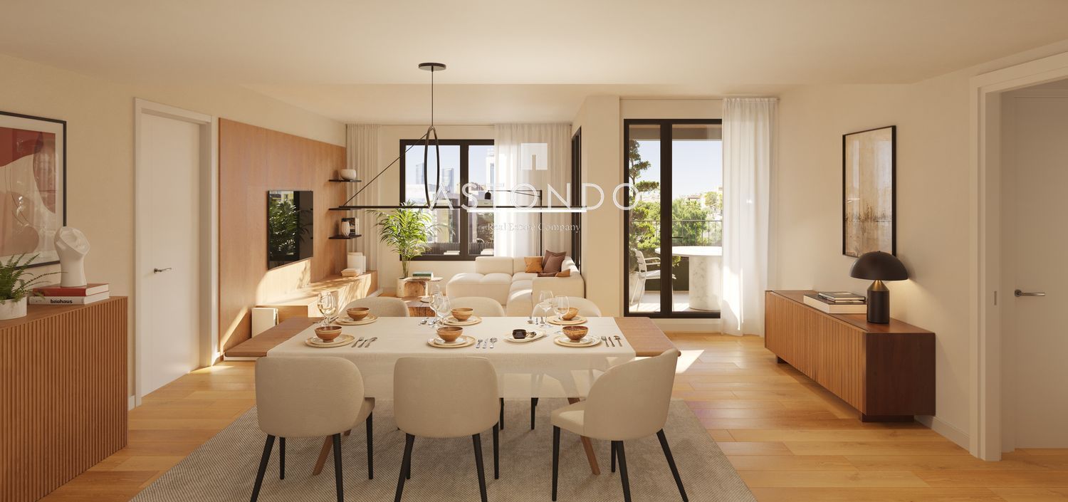 A 3-bedroom, 2-bathroom apartment is for sale in Arturo Soria, featuring a terrace, swimming pool, storage room, and garage. - Foto 5