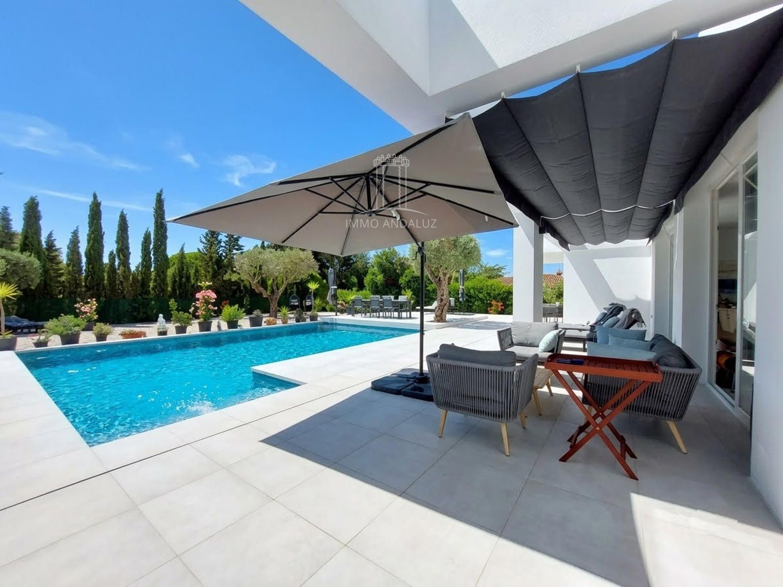 Lujosa y moderna villa de 3 dormitorios y 3 baños con piscina privada y jardines paisajísticos, situada en una popular urbanización de golf San Andres - Foto 37
