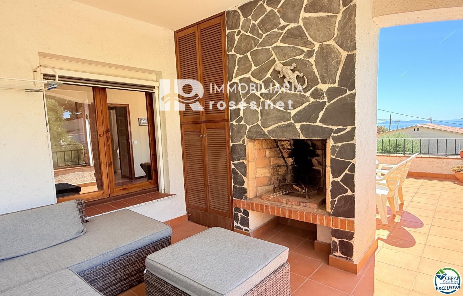 Casa dividida en 2  con vistas al mar y terraza en Mas Fumats, Roses - Foto 7