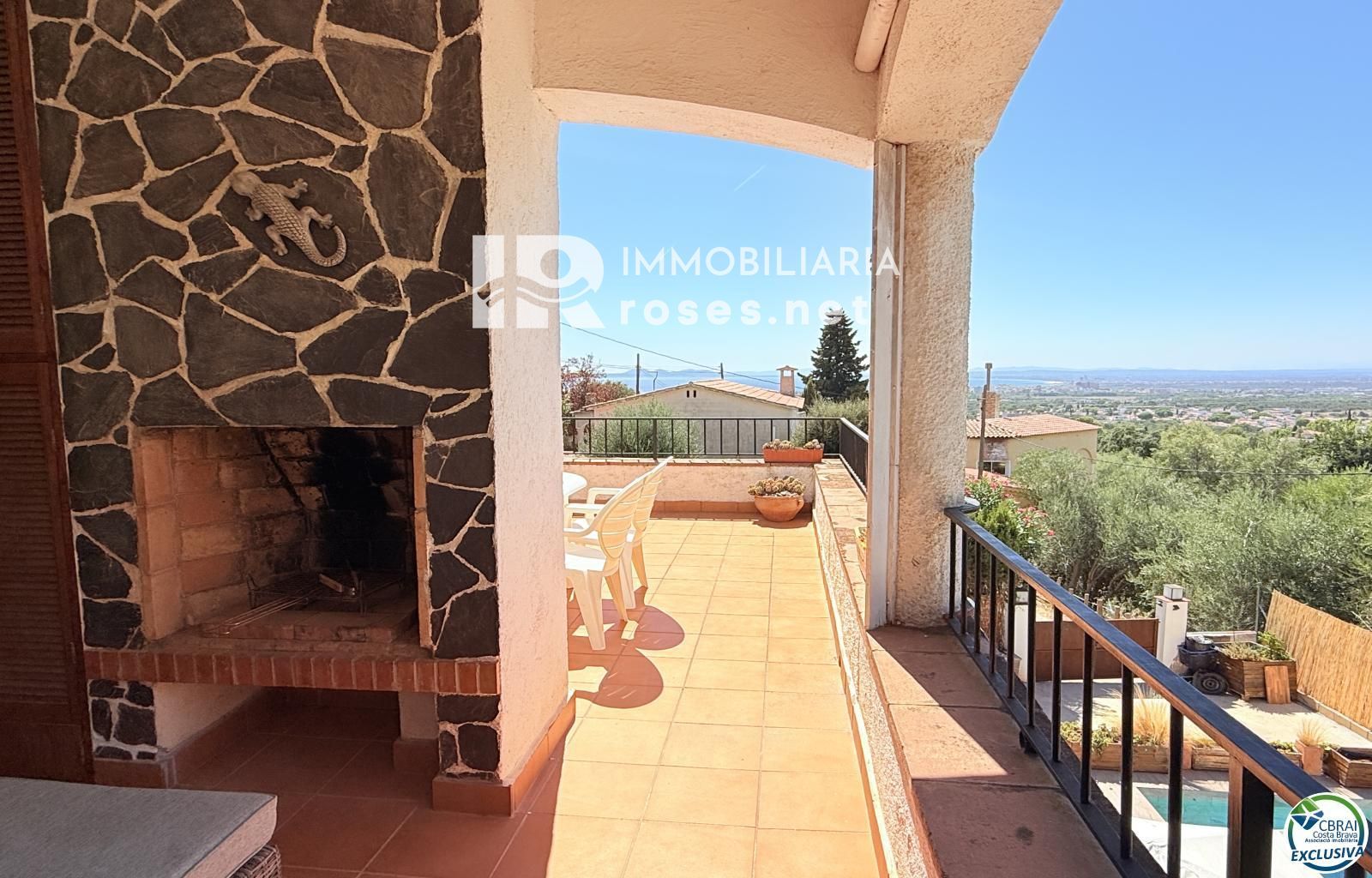 Casa dividida en 2  con vistas al mar y terraza en Mas Fumats, Roses - Foto 8
