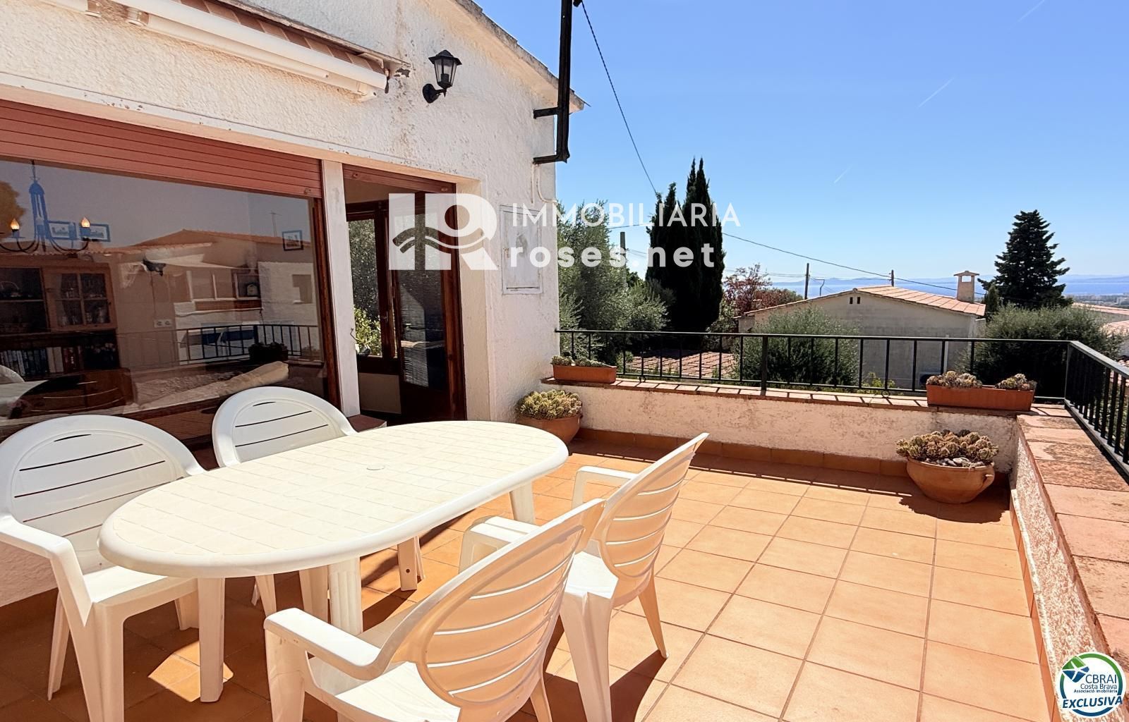 Casa dividida en 2  con vistas al mar y terraza en Mas Fumats, Roses - Foto 9